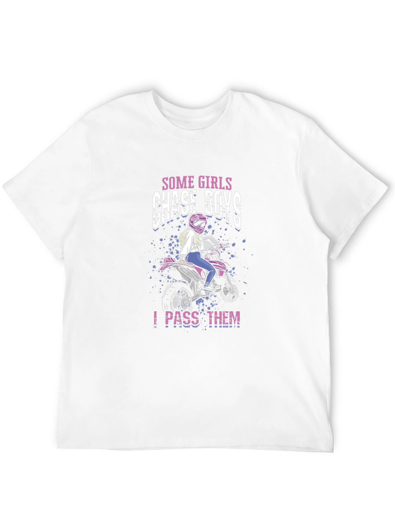 Girls Chase Boys - I Pass Them Black T-Shirt