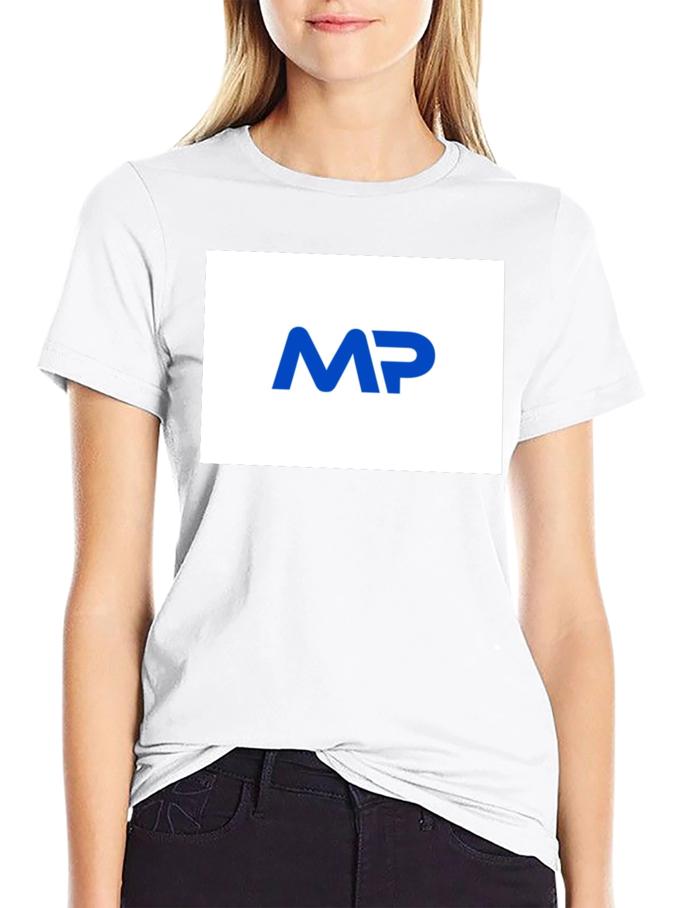 Modern MP Logo Black T-Shirt