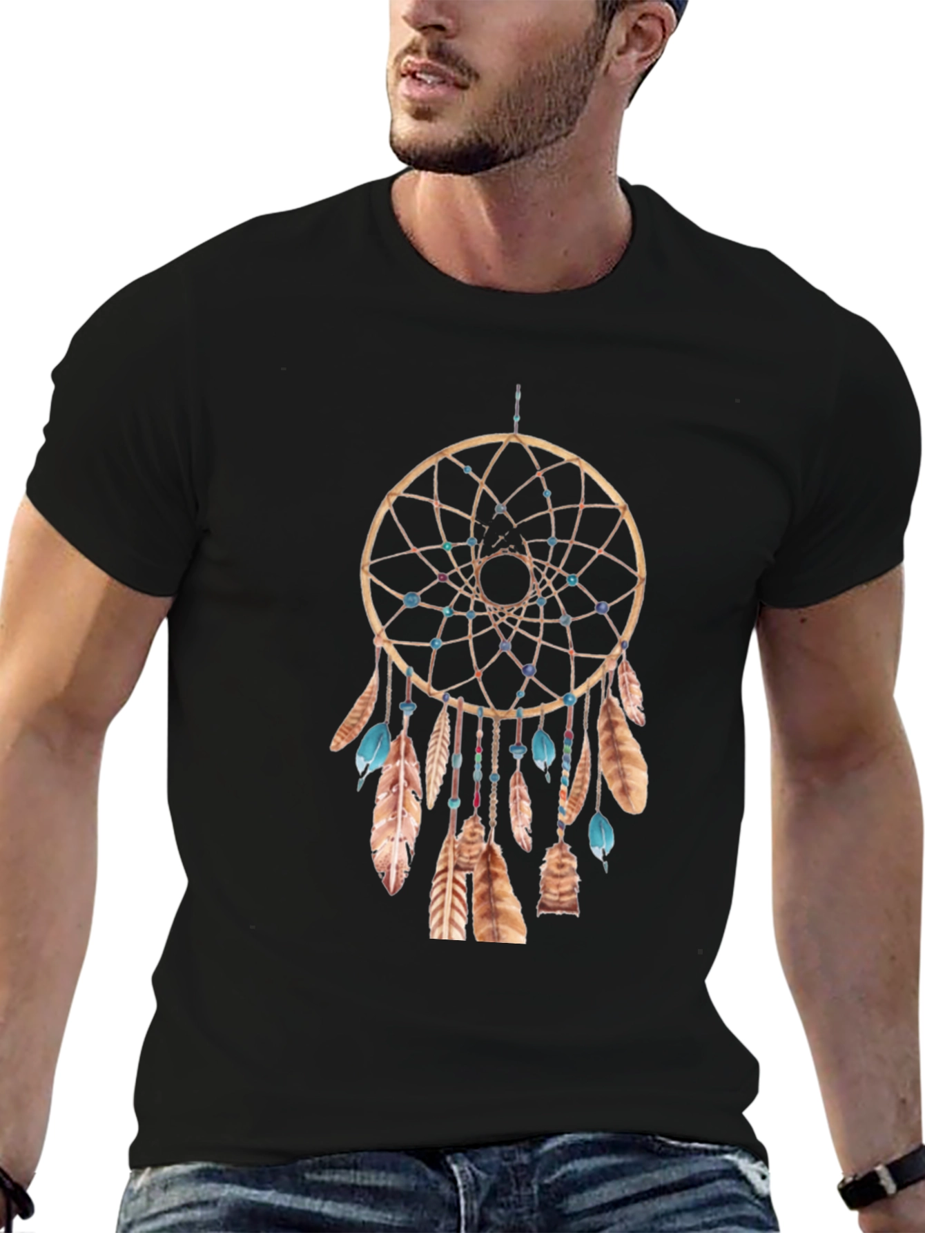 Dream Catcher Graphic Tee - Boho Style