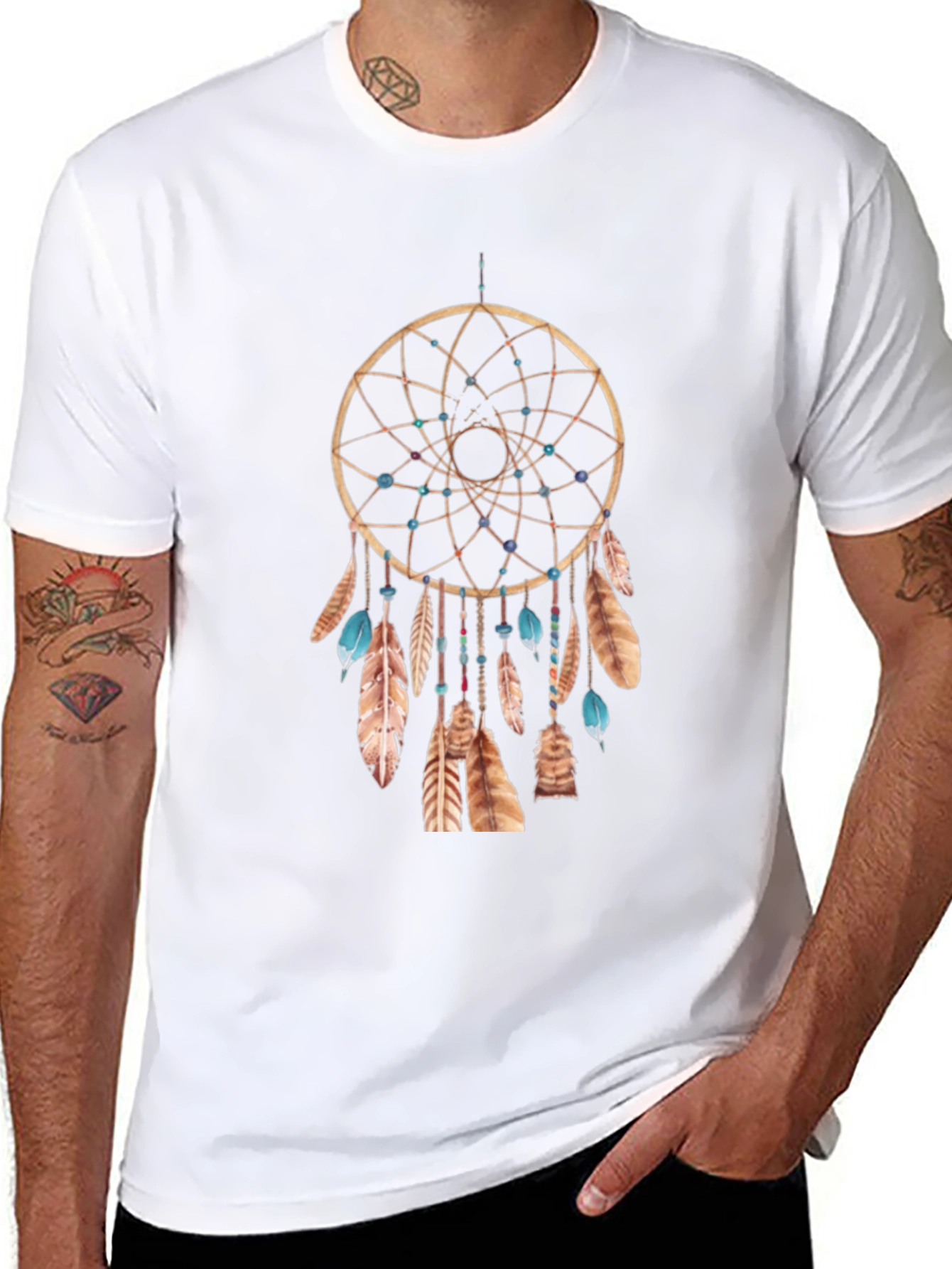 Dream Catcher Graphic Tee - Boho Style