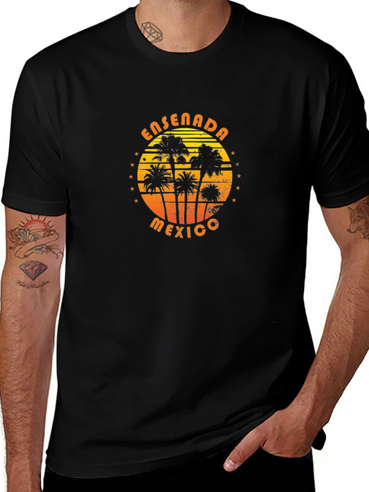 Ensenada Mexico Palm Tree T-Shirt