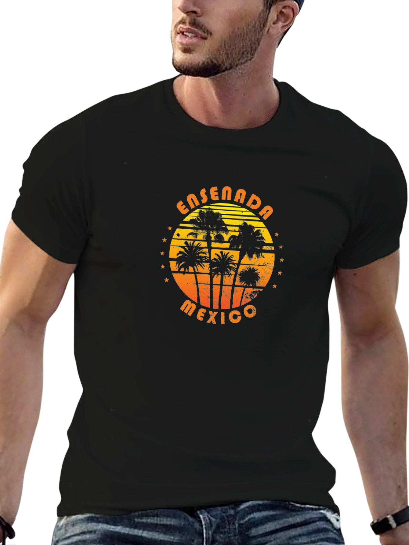 Ensenada Mexico Palm Tree T-Shirt