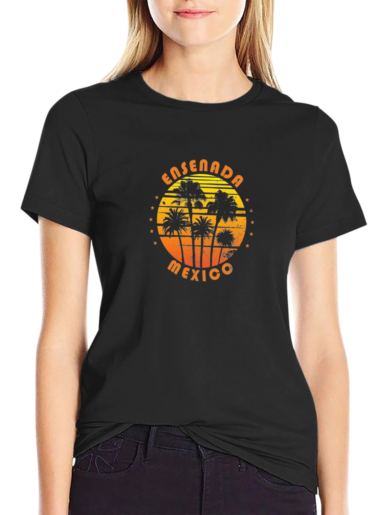 Ensenada Mexico Palm Tree T-Shirt
