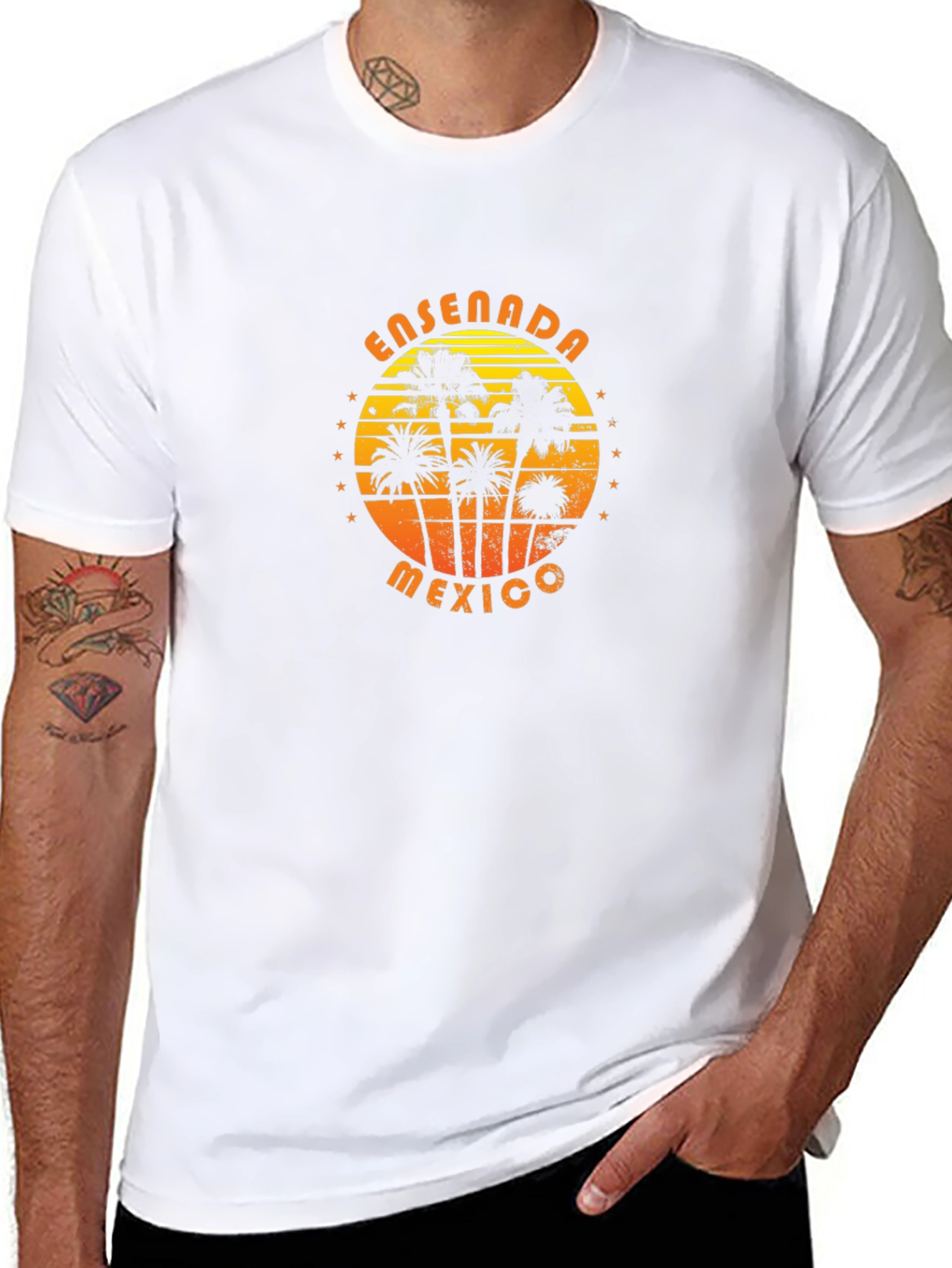 Ensenada Mexico Palm Tree T-Shirt