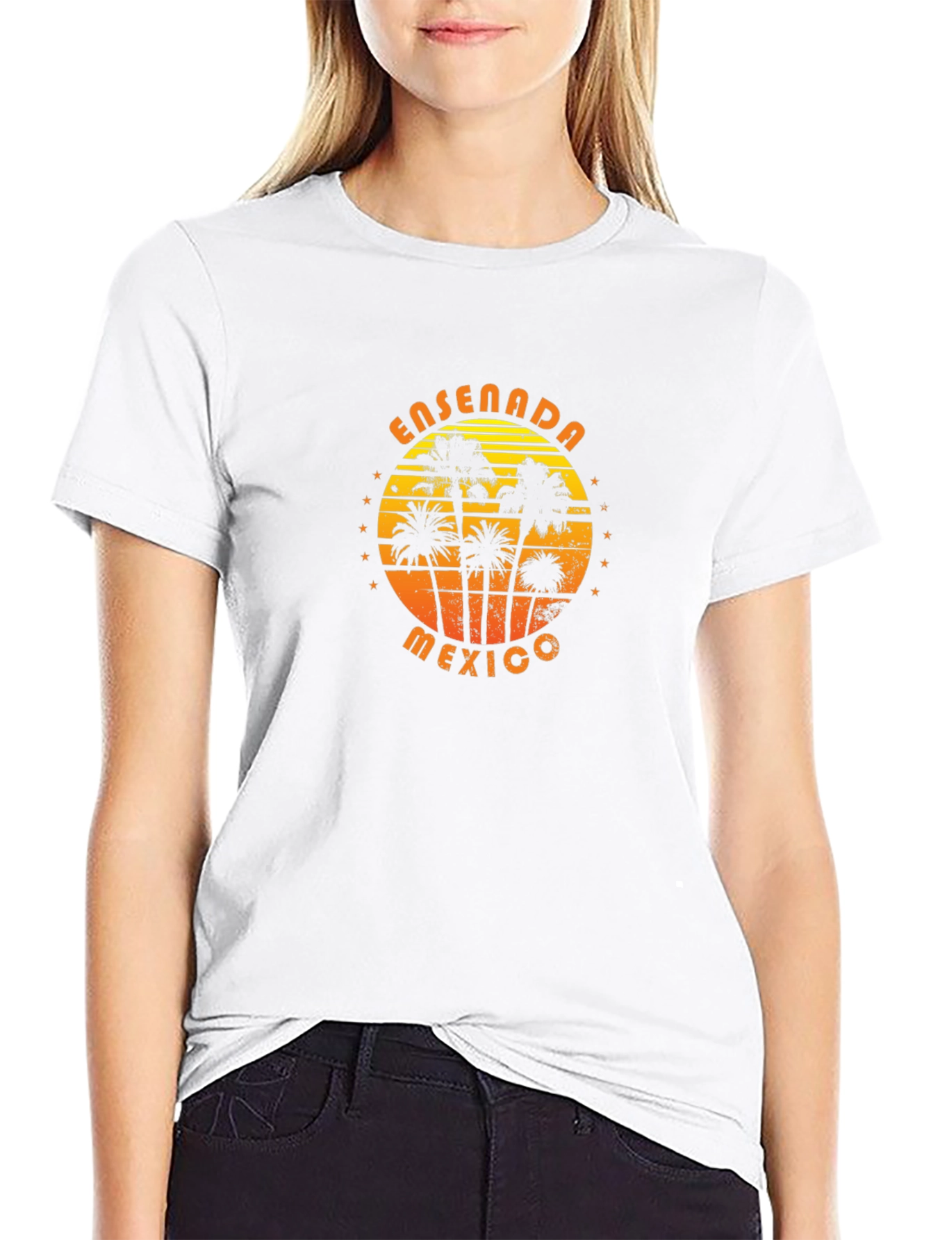 Ensenada Mexico Palm Tree T-Shirt