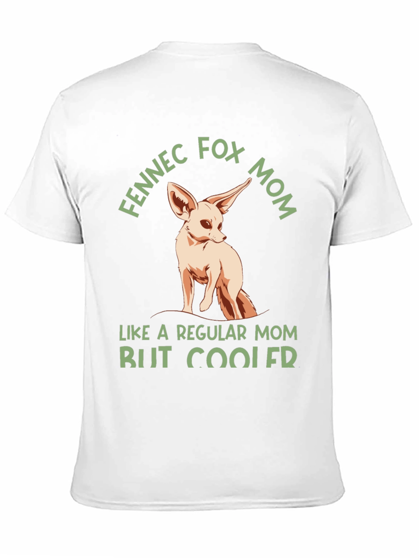 Fennec Fox Mom T-Shirt - Cute Animal Graphic Tee