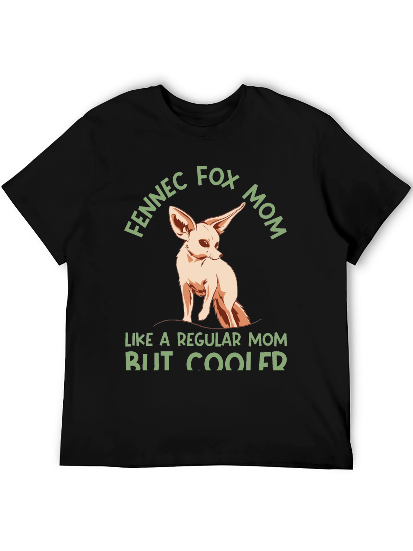 Fennec Fox Mom T-Shirt - Cute Animal Graphic Tee