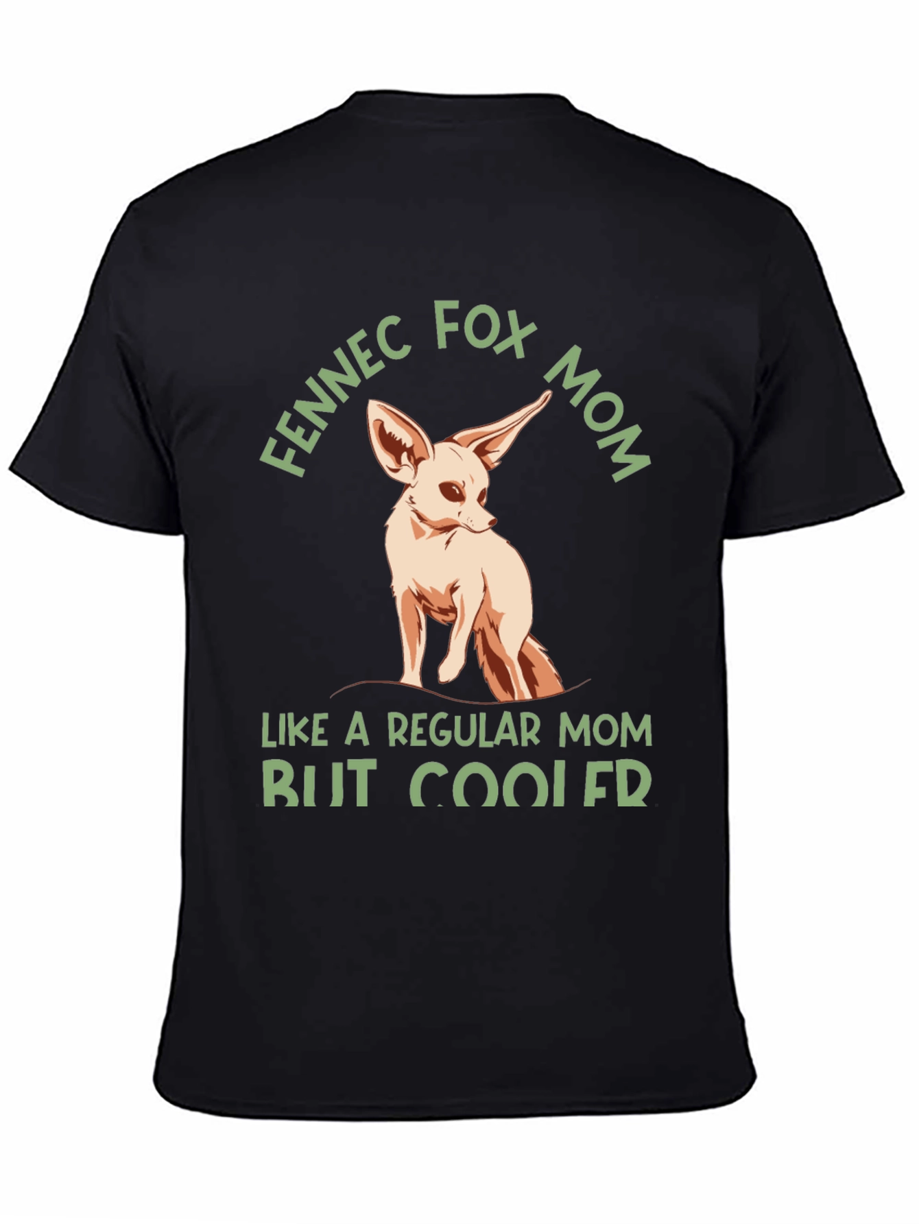Fennec Fox Mom T-Shirt - Cute Animal Graphic Tee