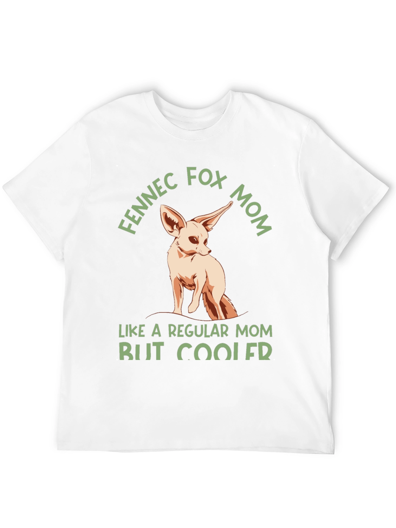 Fennec Fox Mom T-Shirt - Cute Animal Graphic Tee