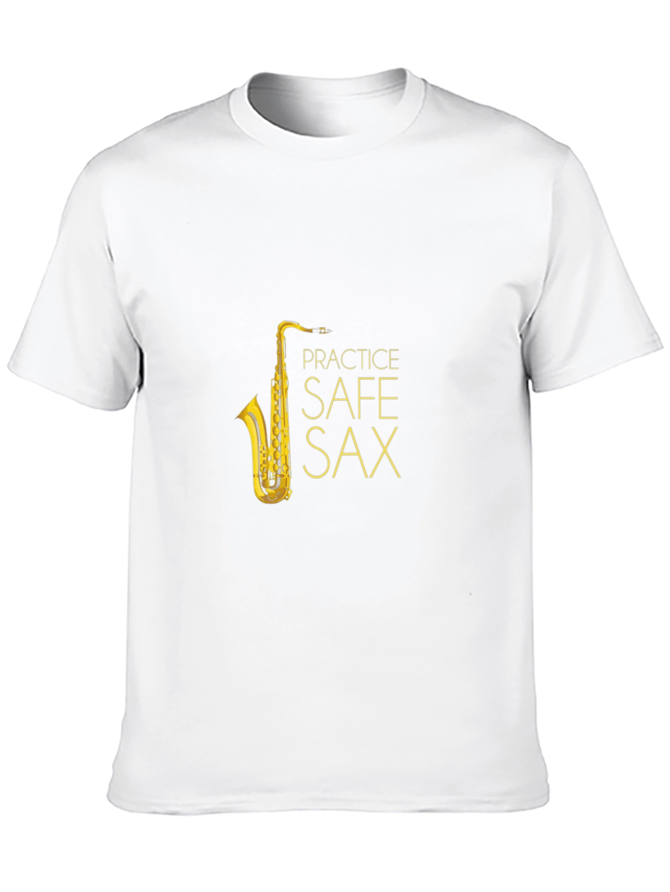 Practice Safe Sax T-Shirt - Music Lover Tee