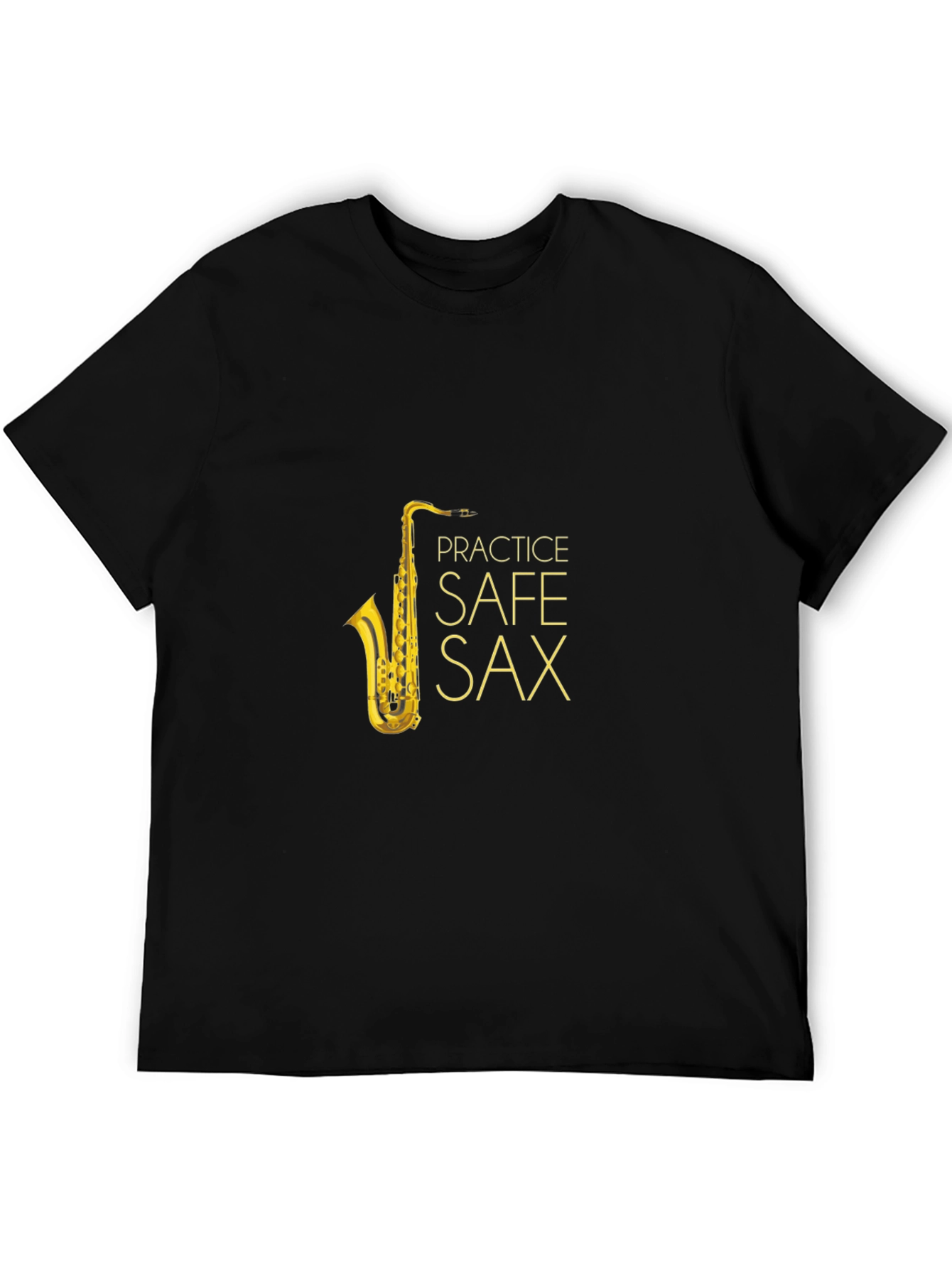 Practice Safe Sax T-Shirt - Music Lover Tee