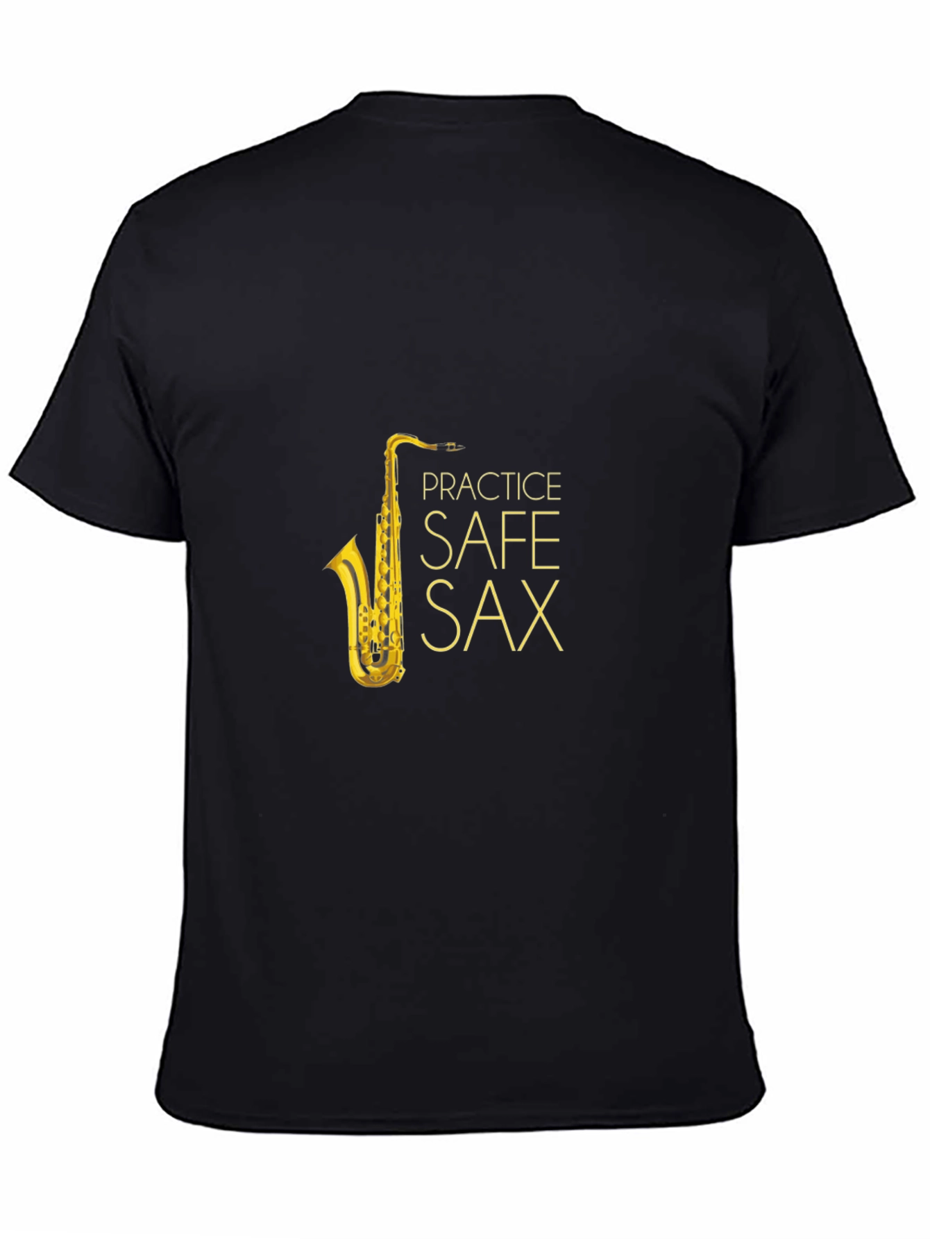 Practice Safe Sax T-Shirt - Music Lover Tee