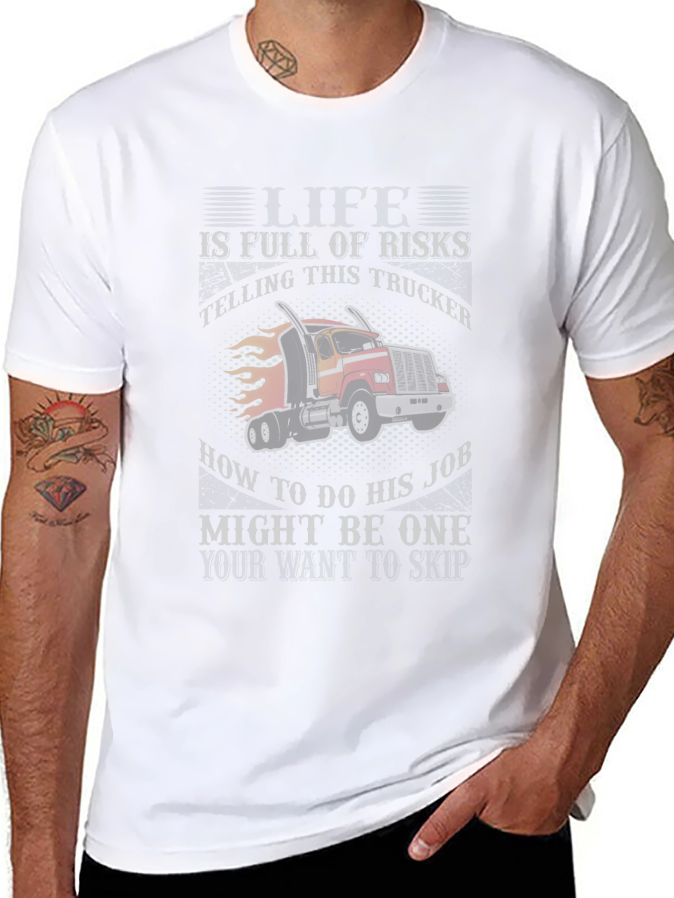 Trucker T-Shirt - Risky Business