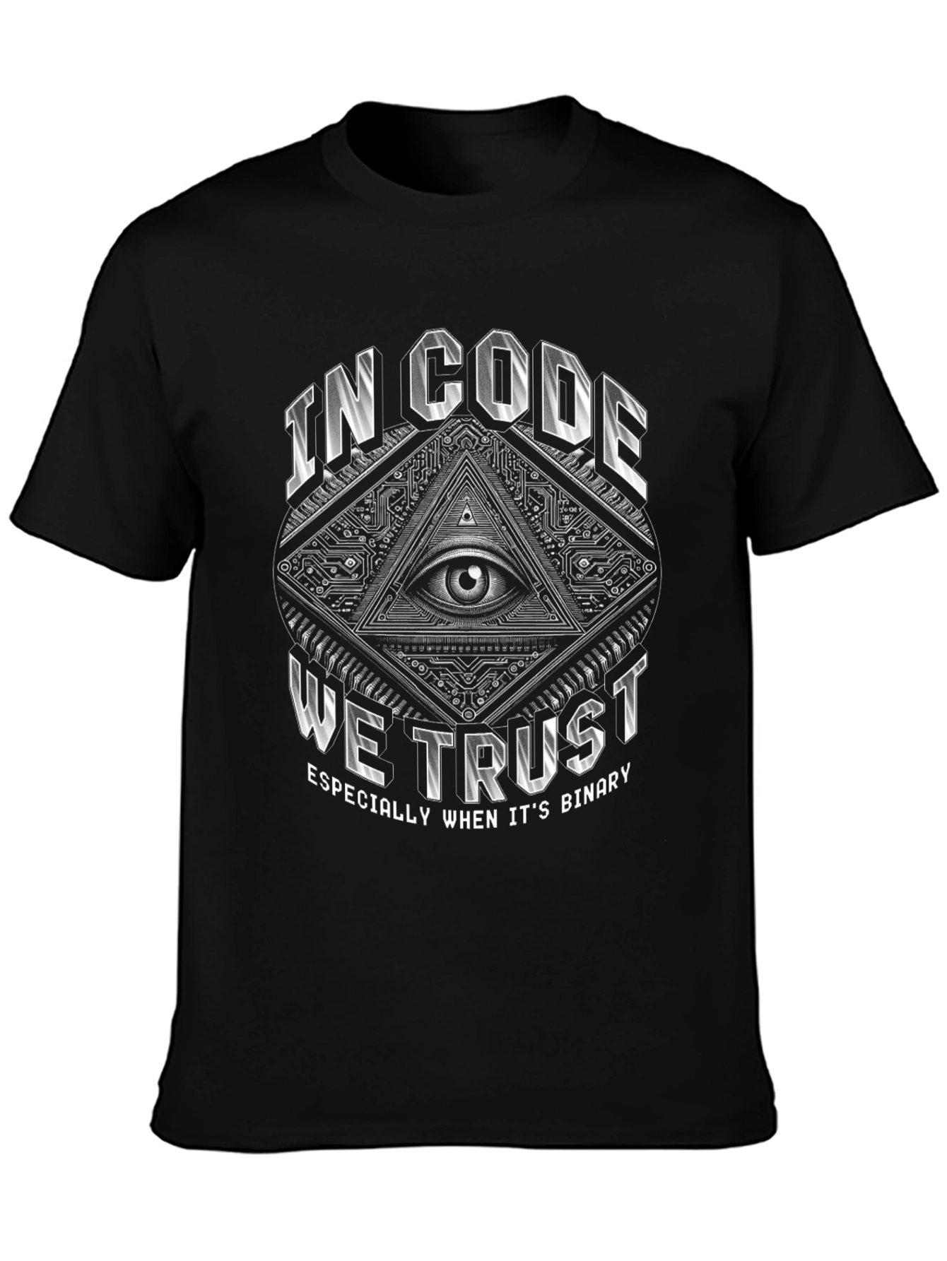 In Code We Trust Graphic T-Shirt