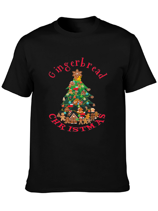 Gingerbread Christmas Tree Graphic Tee