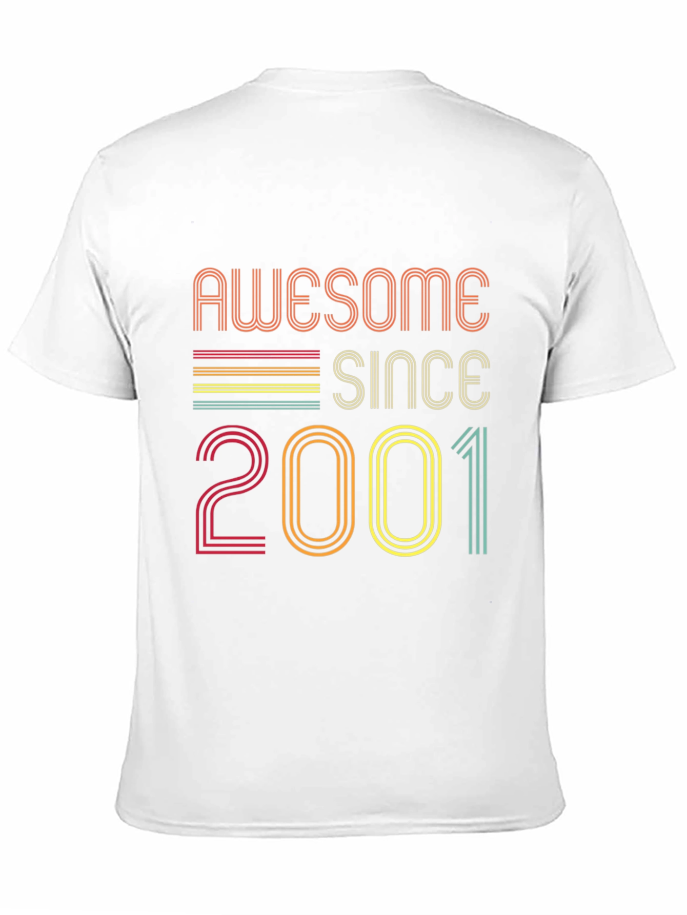 Awesome Since 2001 Black Graphic Tee