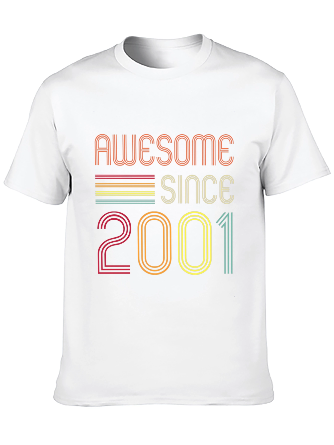 Awesome Since 2001 Black Graphic Tee