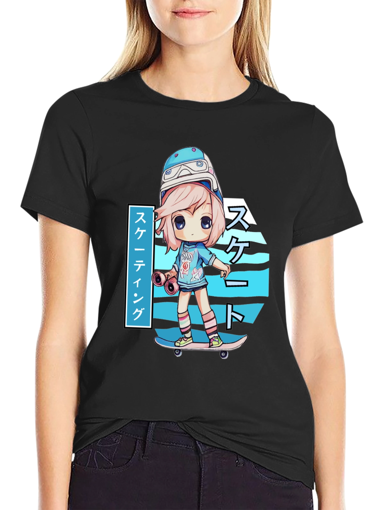 Anime Skater T-Shirt - Stylish Graphic Tee