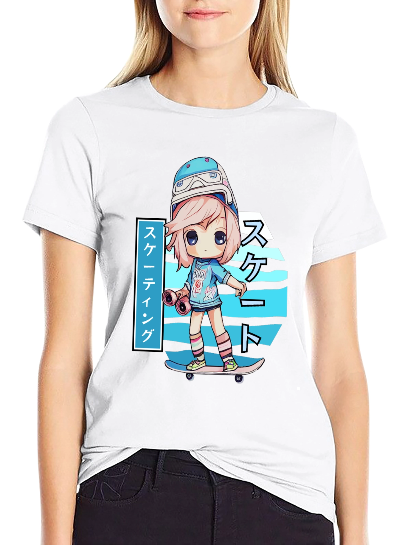 Anime Skater T-Shirt - Stylish Graphic Tee