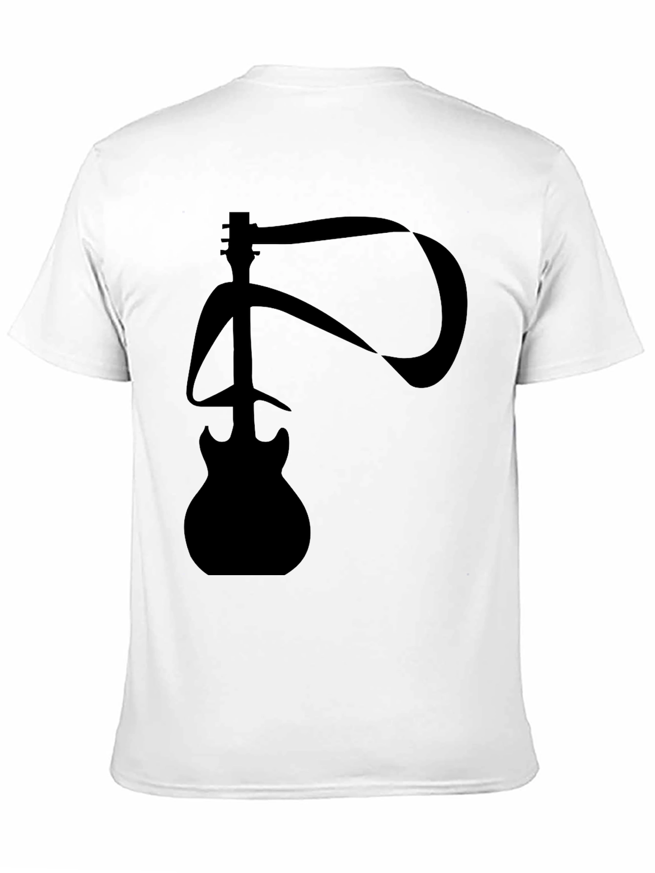 Abstract Guitar Graphic T-Shirt