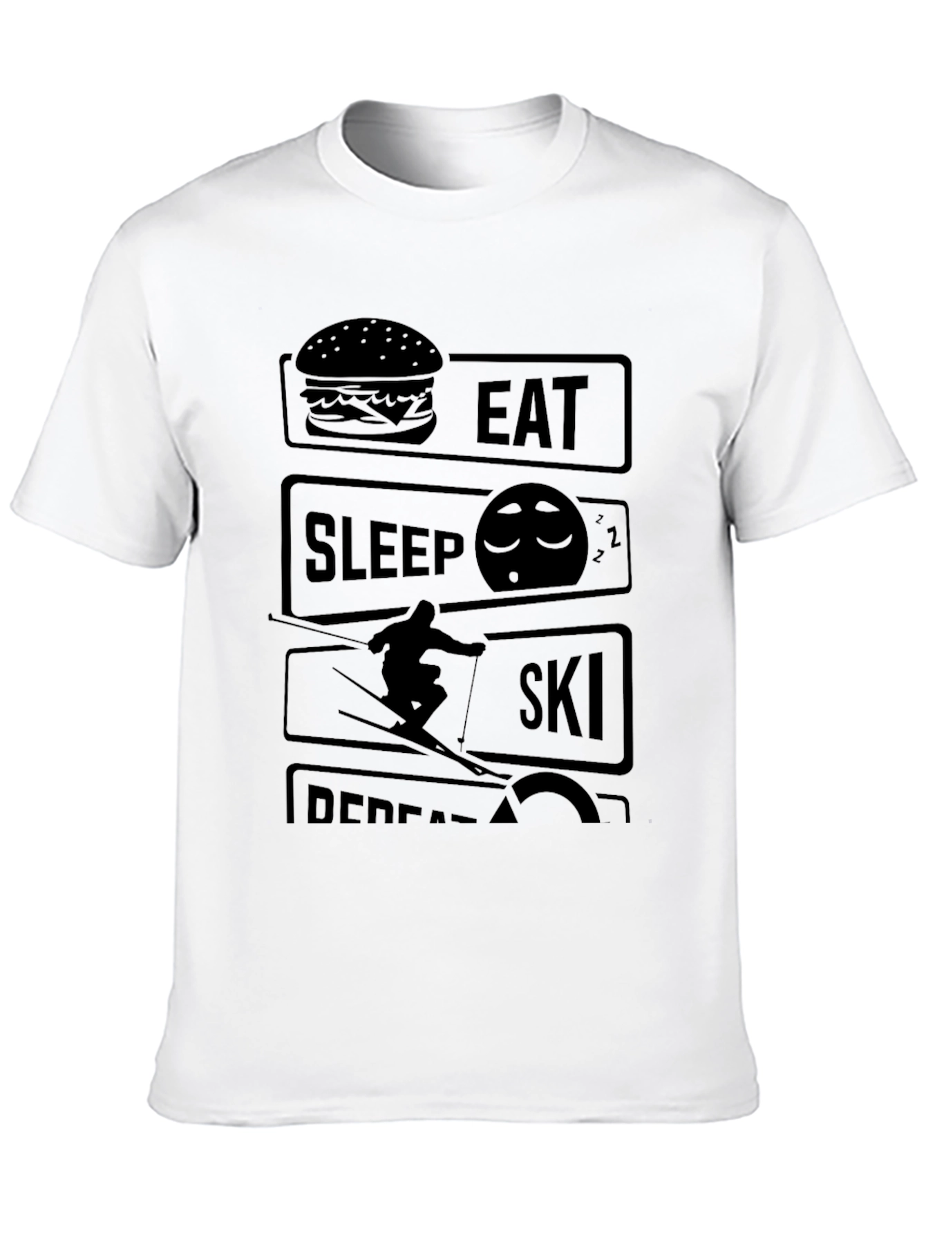 Eat Sleep Ski Repeat T-Shirt