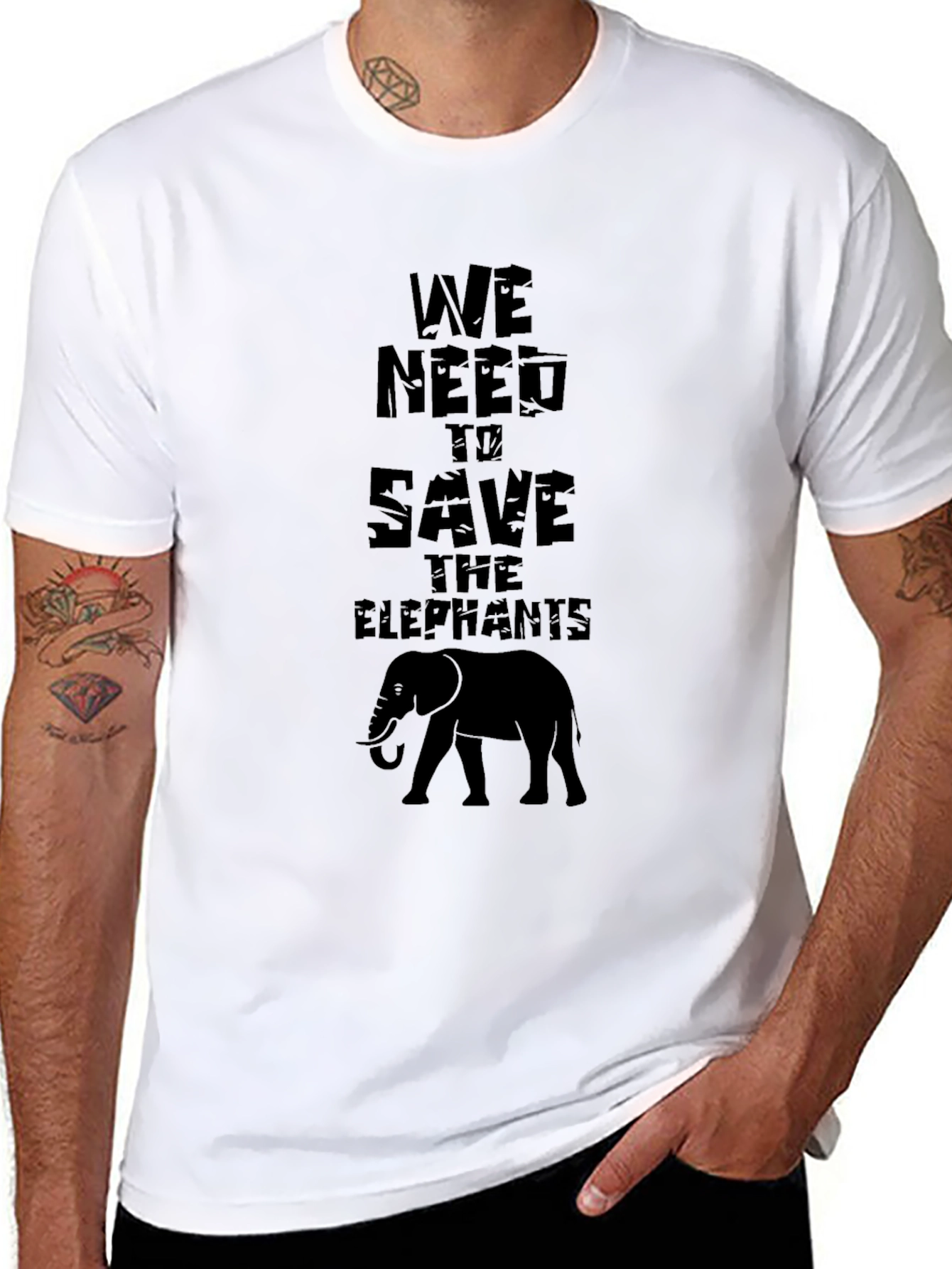 Save the Elephants Graphic Tee