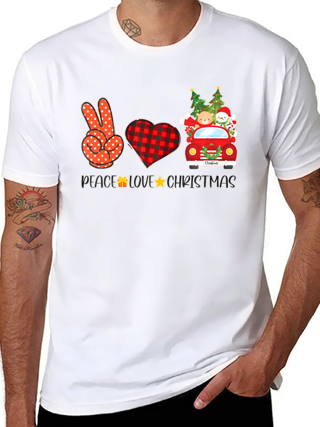 Peace Love Christmas T-Shirt