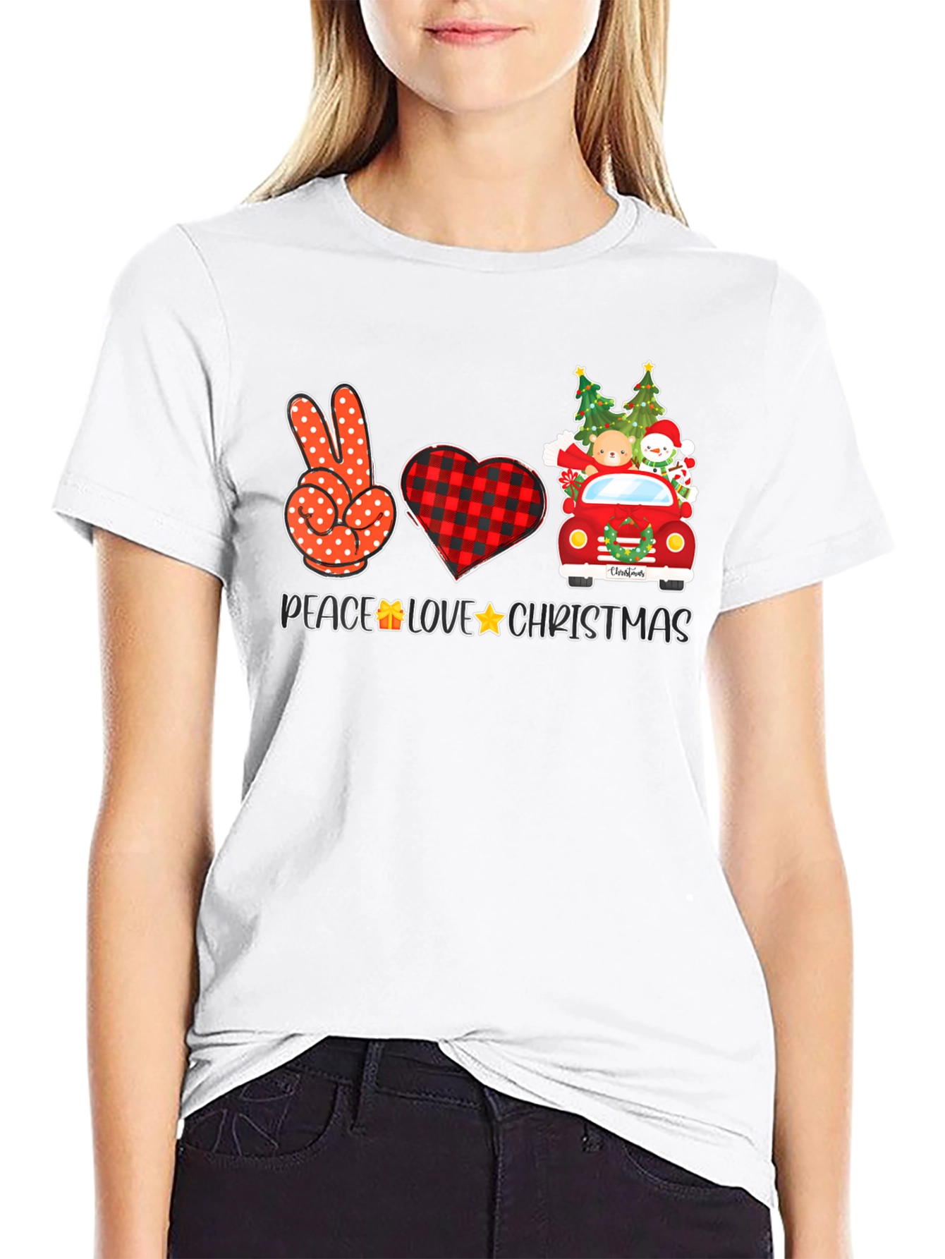 Peace Love Christmas T-Shirt