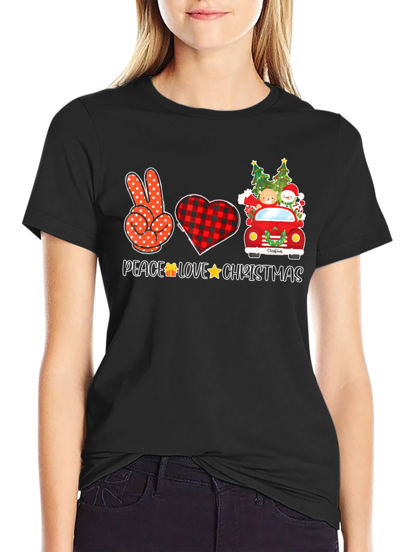 Peace Love Christmas T-Shirt