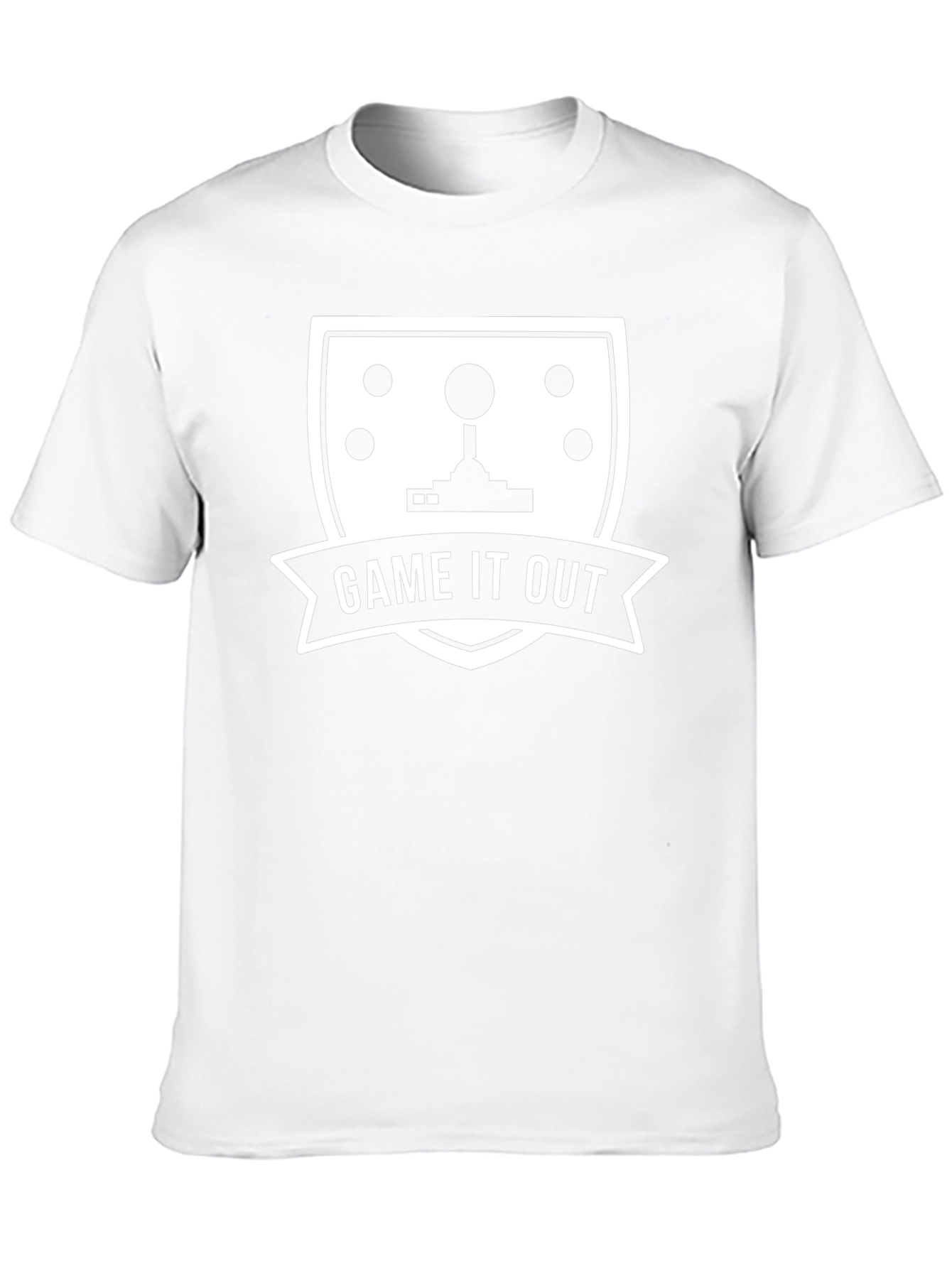 Game It Out Black T-Shirt - Retro Gaming