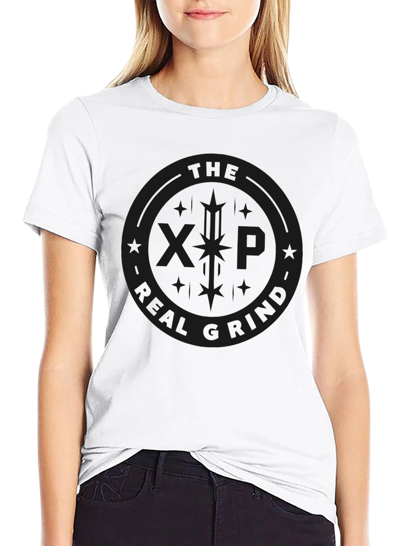 The Real Grind Black Graphic Tee