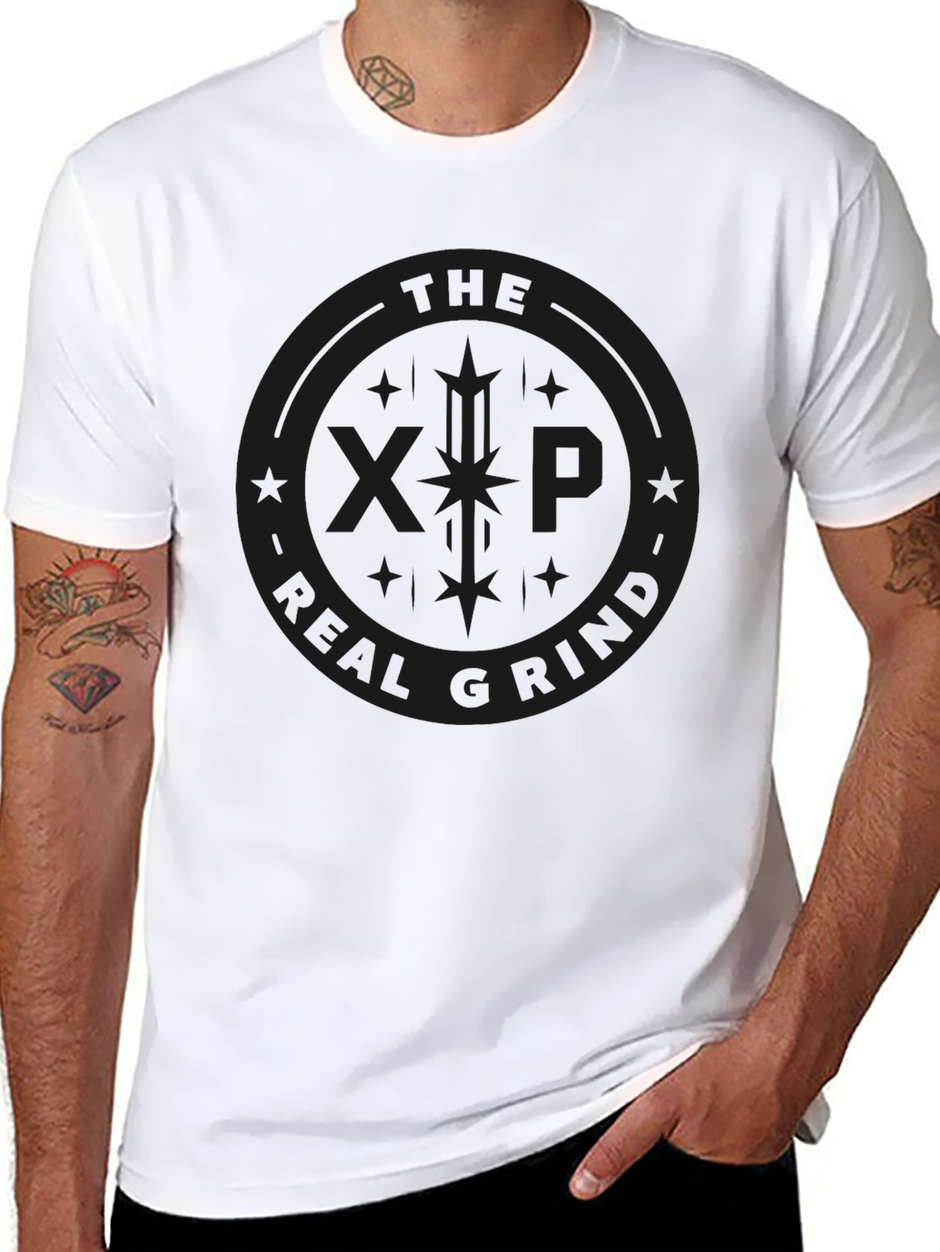 The Real Grind Black Graphic Tee