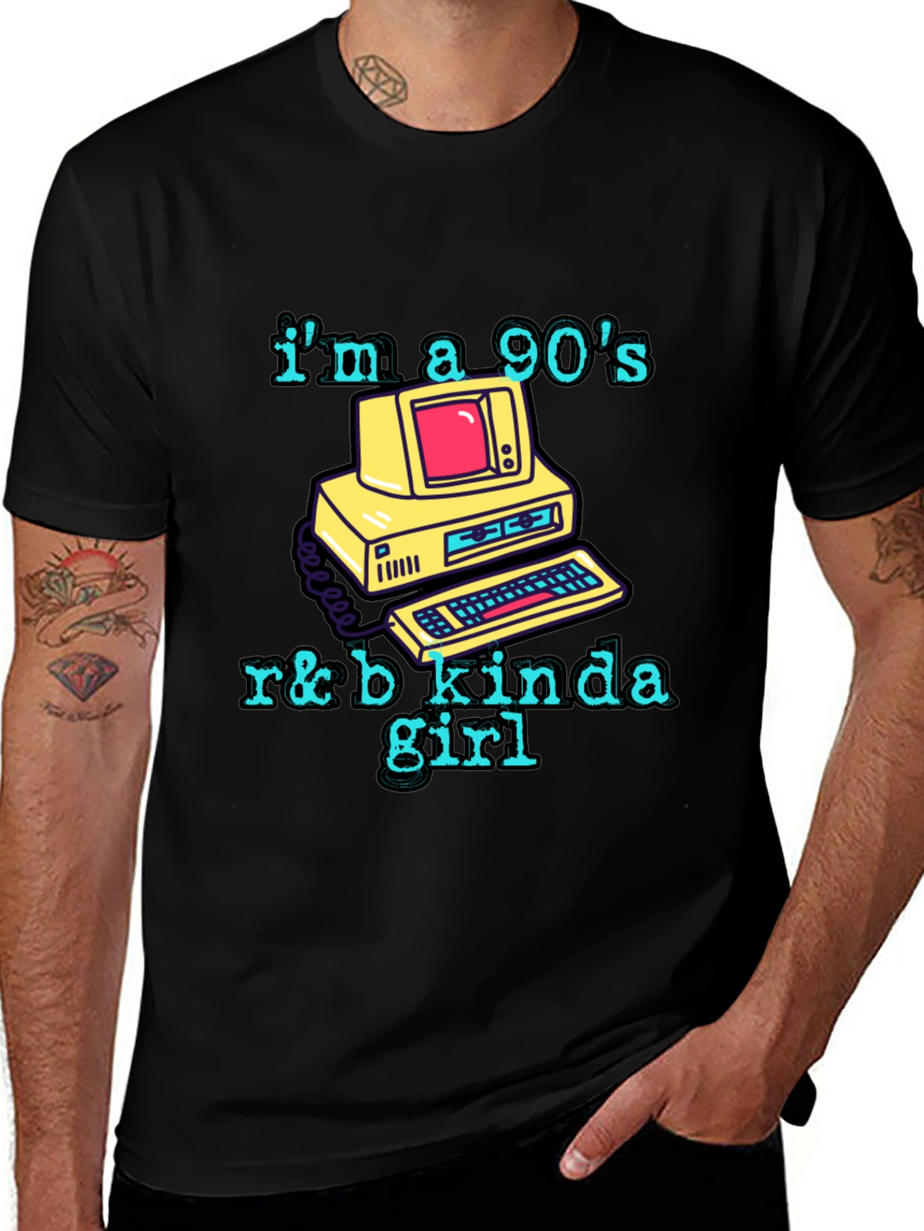 Retro 90s R&B Kinda Girl Graphic Tee
