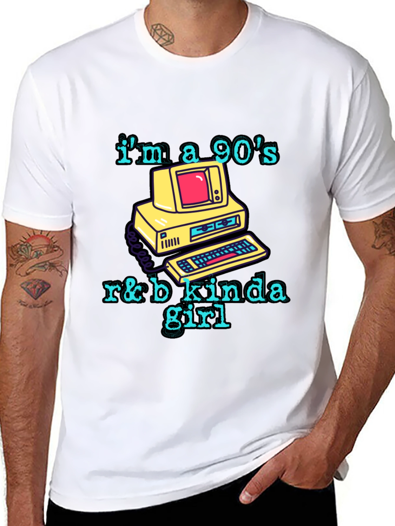 Retro 90s R&B Kinda Girl Graphic Tee