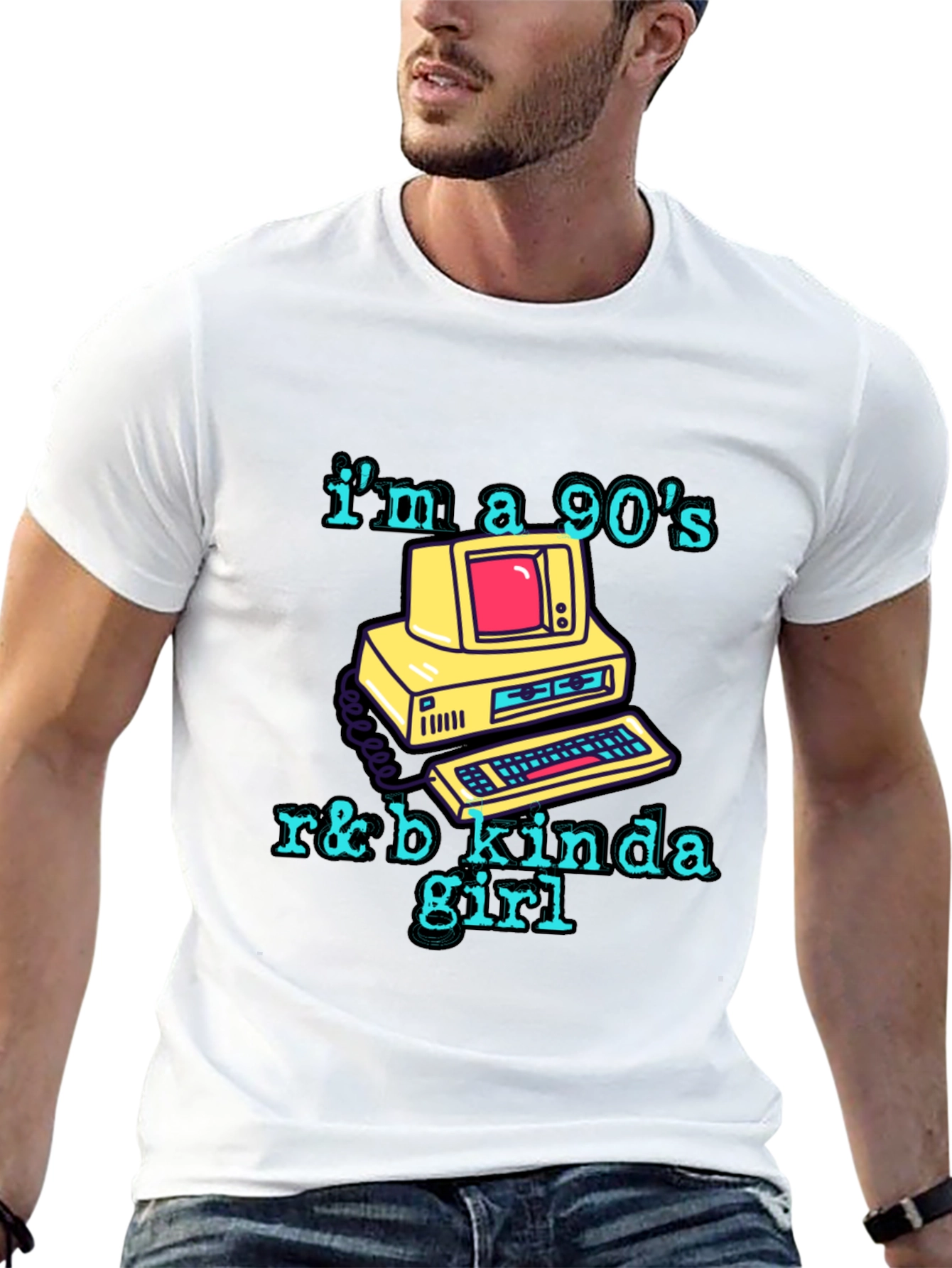 Retro 90s R&B Kinda Girl Graphic Tee