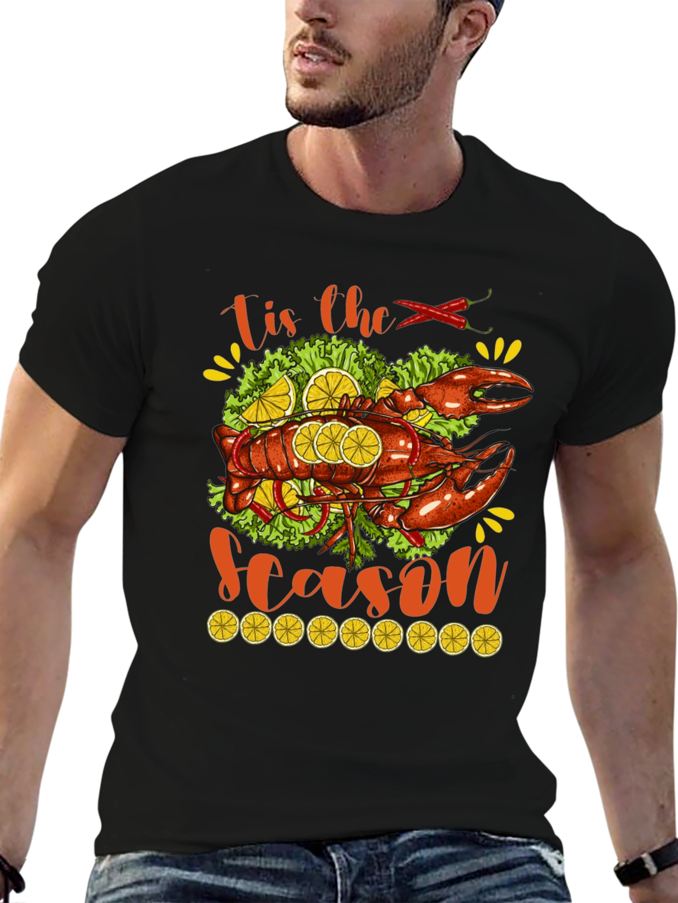Tis the Season Lobster Graphic Tee