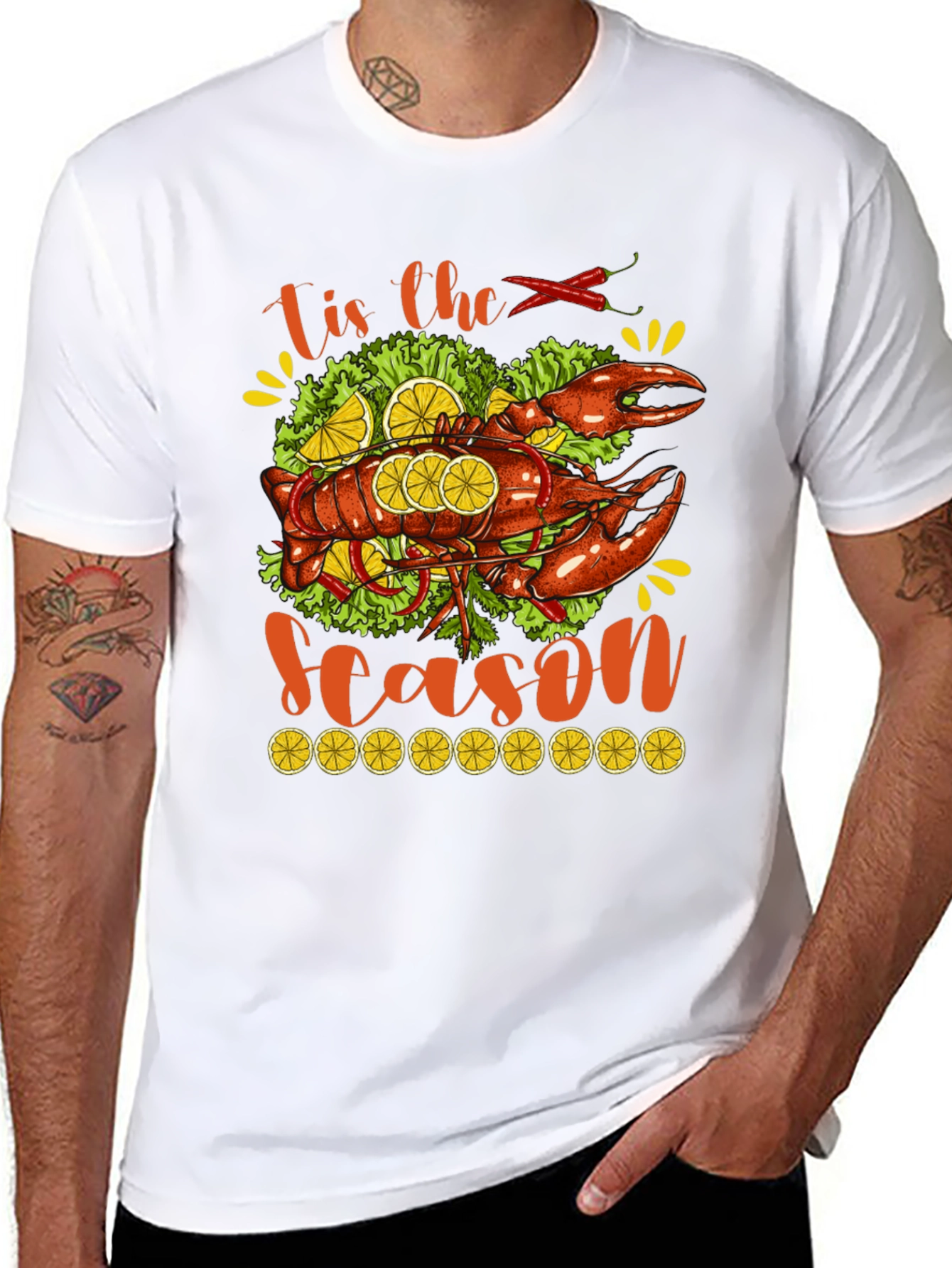 Tis the Season Lobster Graphic Tee