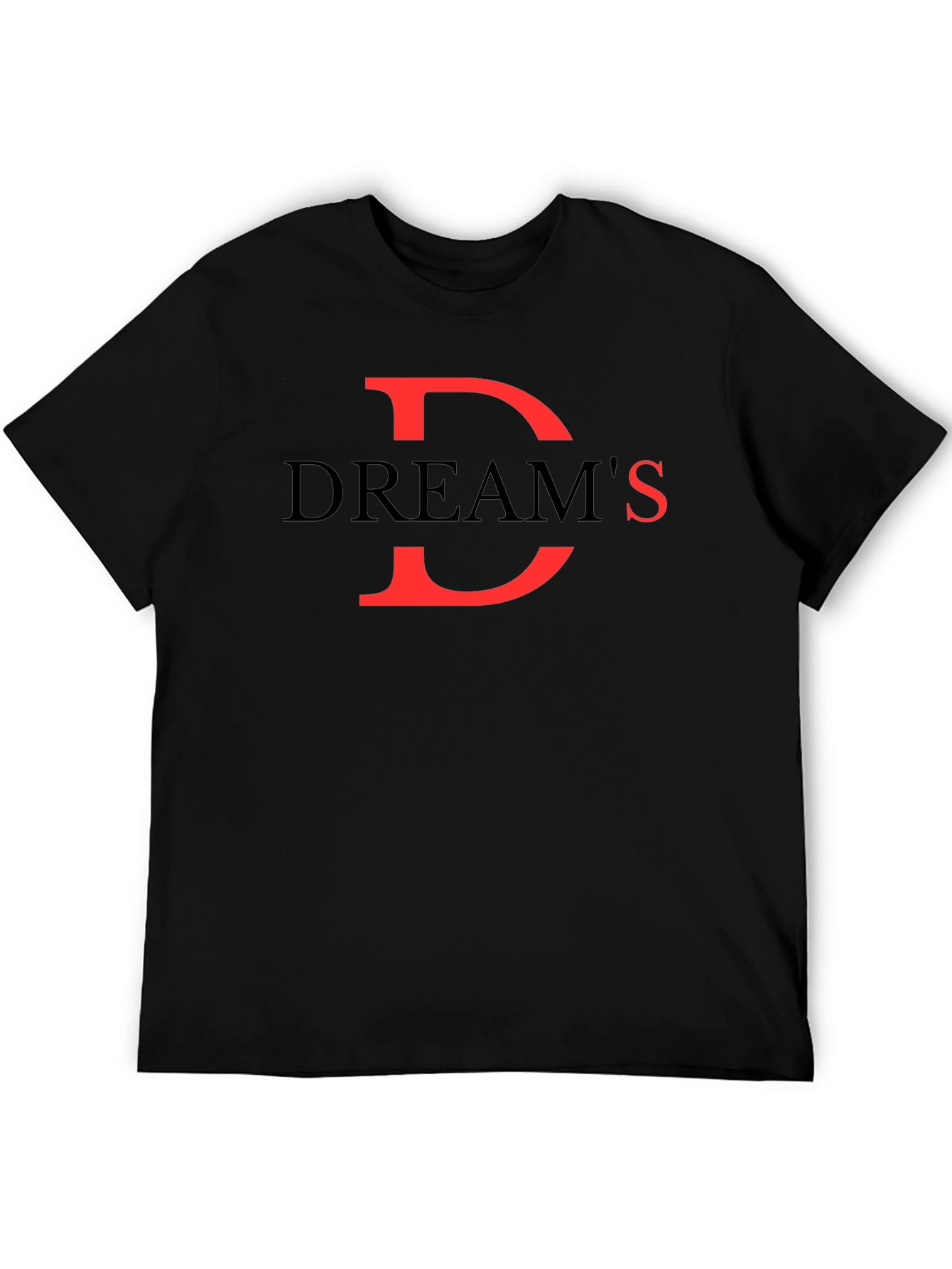 Dreams T-Shirt - Black Cotton Graphic Tee