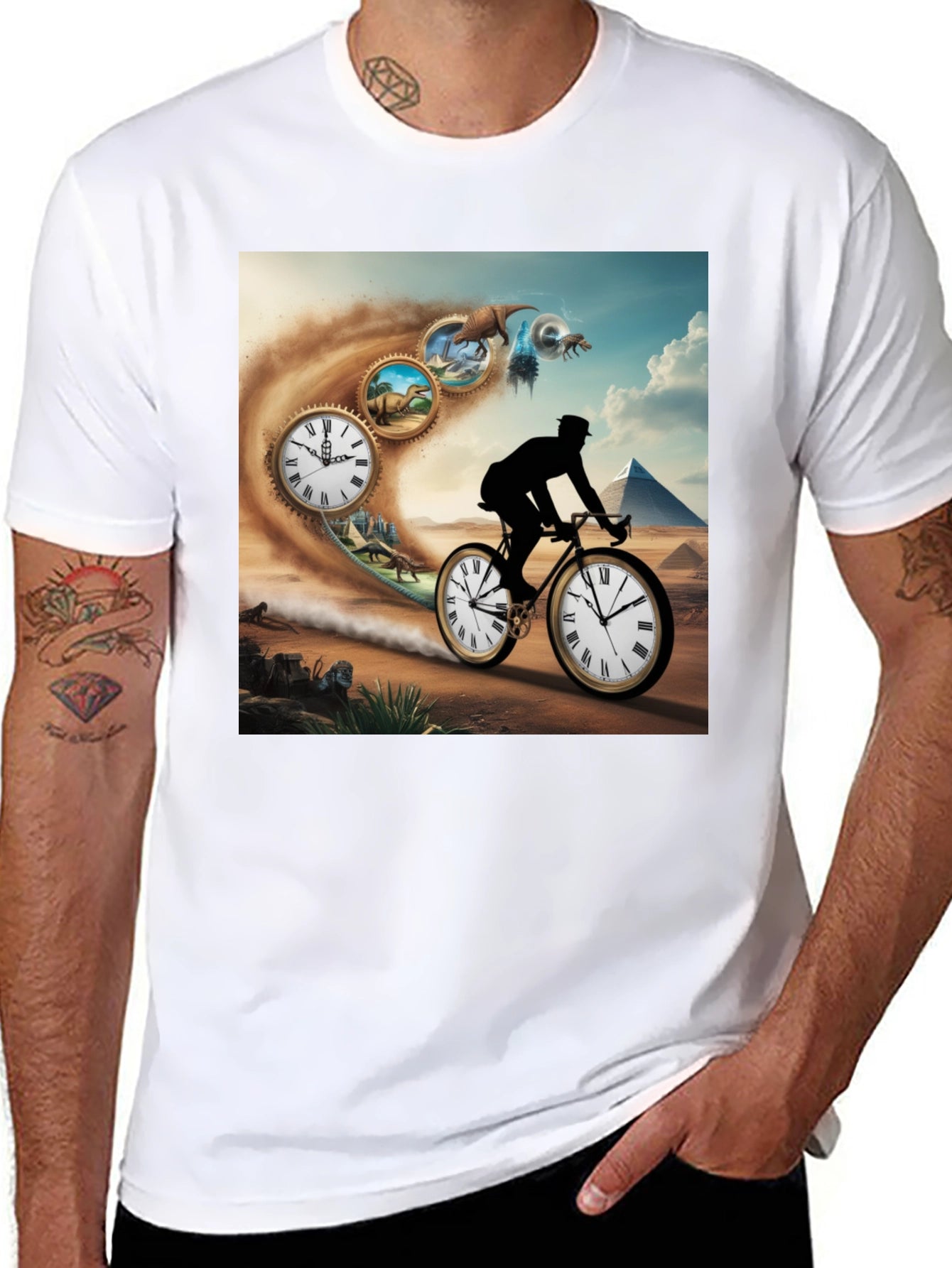 Time Traveler Bike T-Shirt