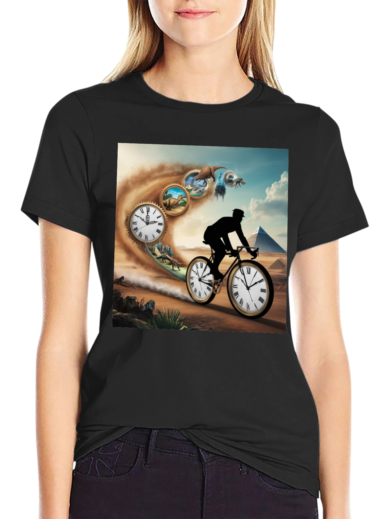 Time Traveler Bike T-Shirt