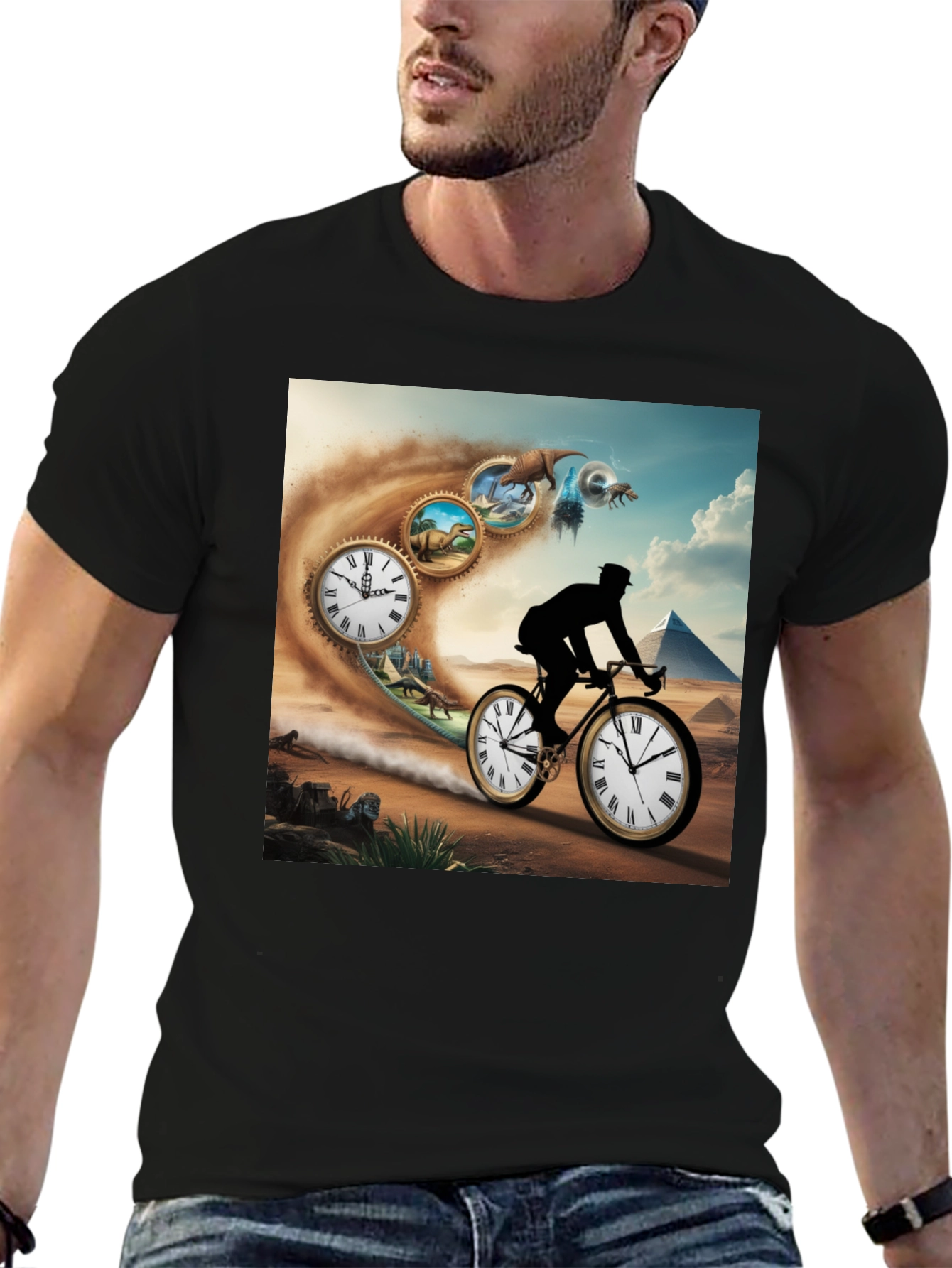 Time Traveler Bike T-Shirt