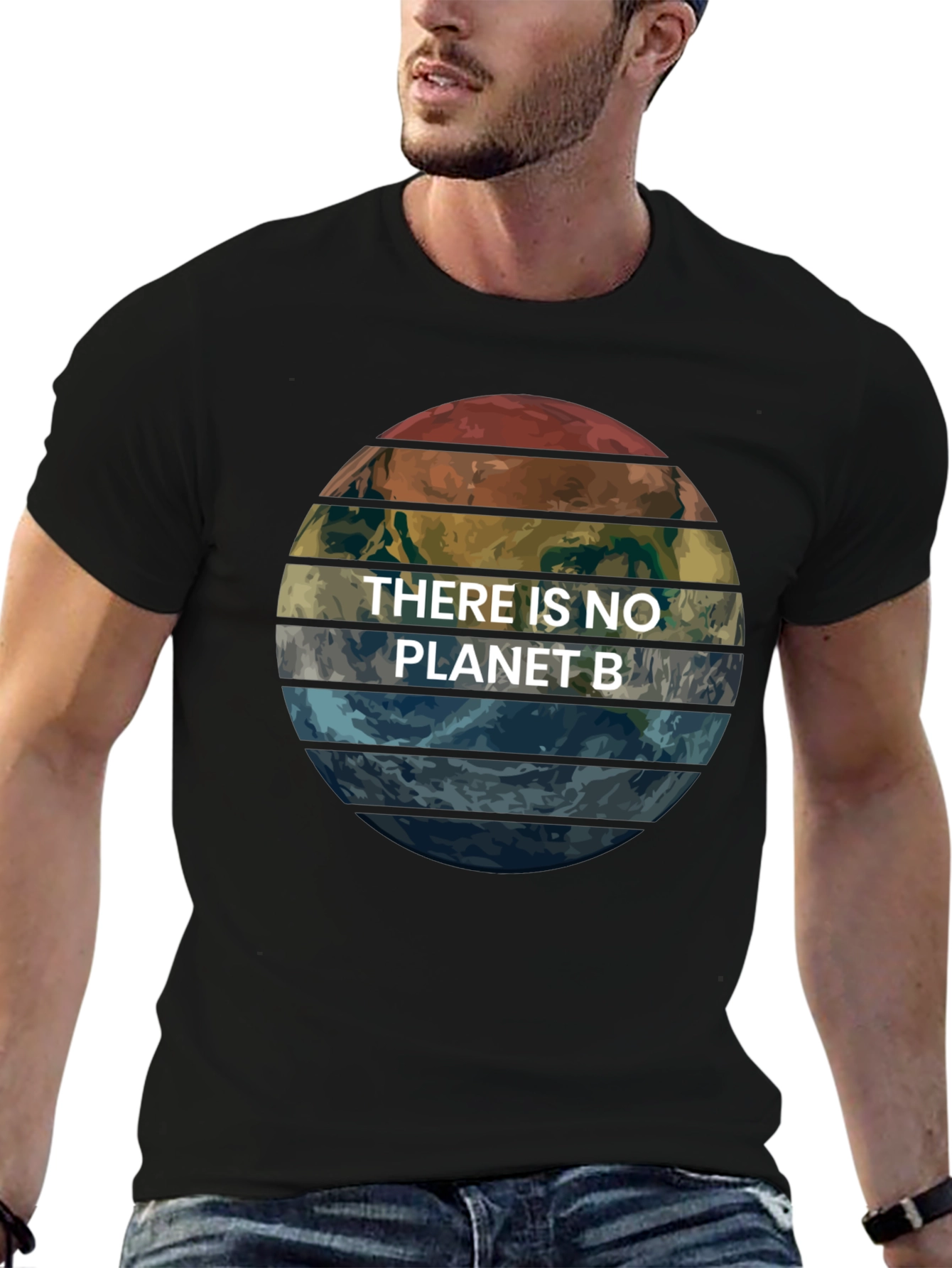 There Is No Planet B Earth Graphic T-Shirt