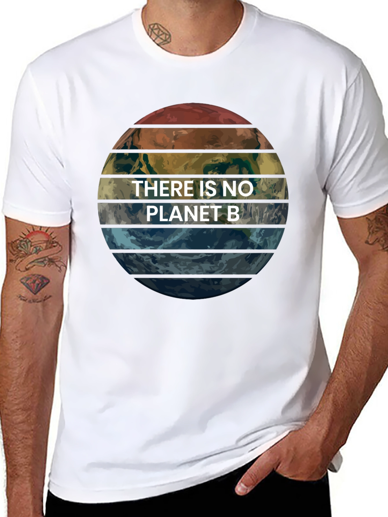 There Is No Planet B Earth Graphic T-Shirt