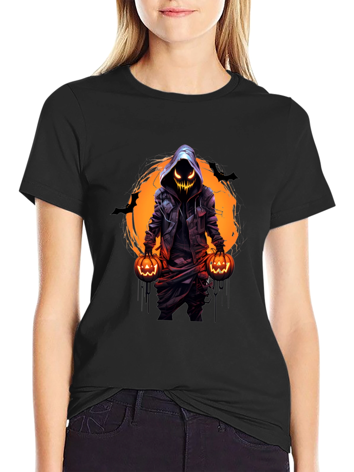 Halloween Pumpkin T-Shirt - Spooky Season Apparel