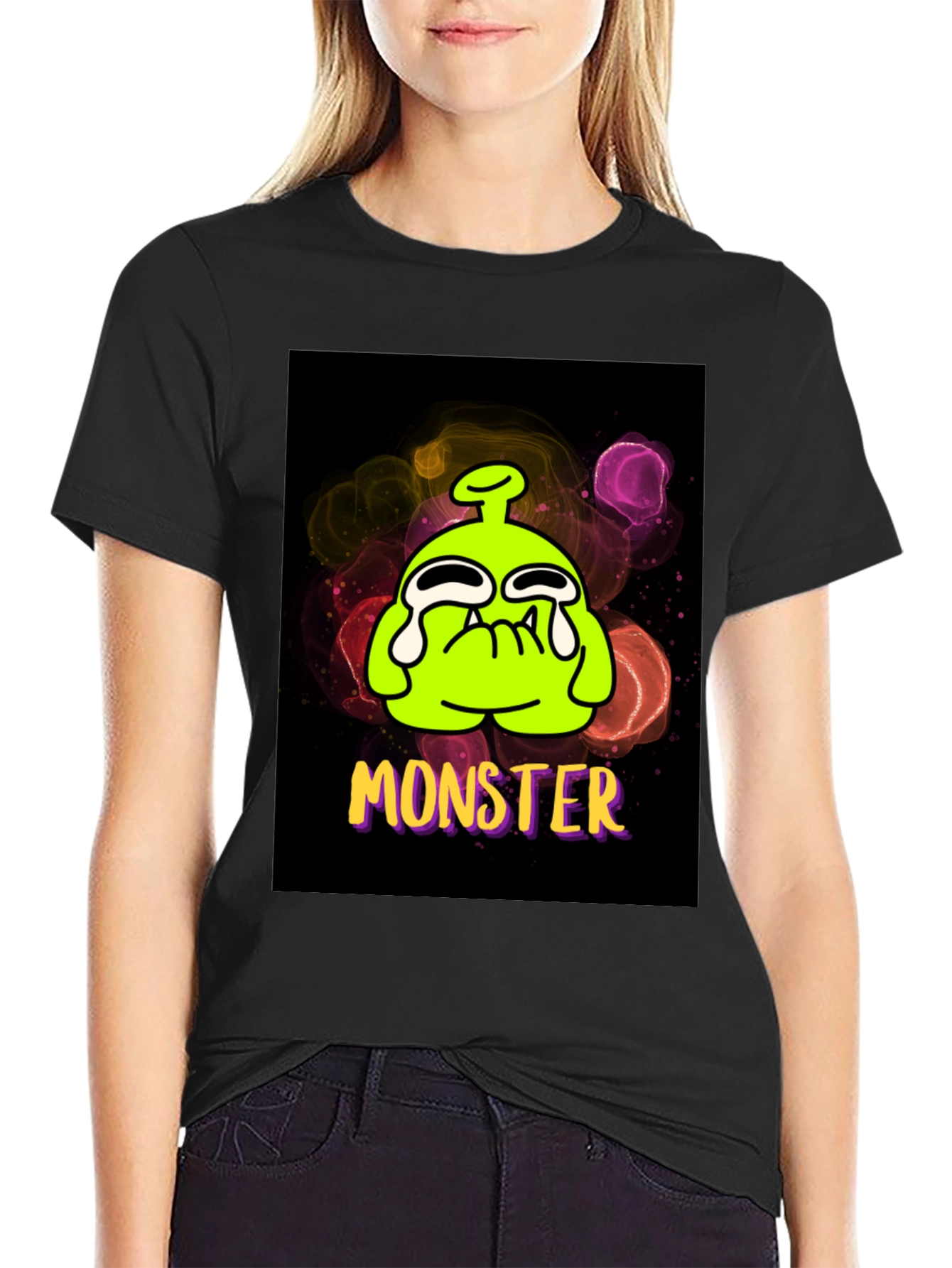Monster Graphic Tee - Funny Cartoon Alien T-Shirt