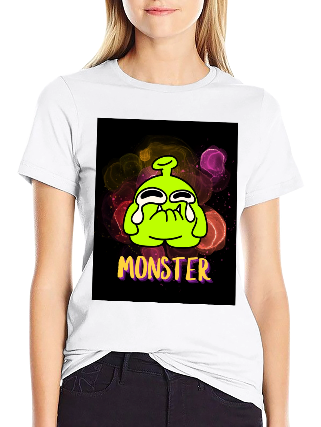 Monster Graphic Tee - Funny Cartoon Alien T-Shirt