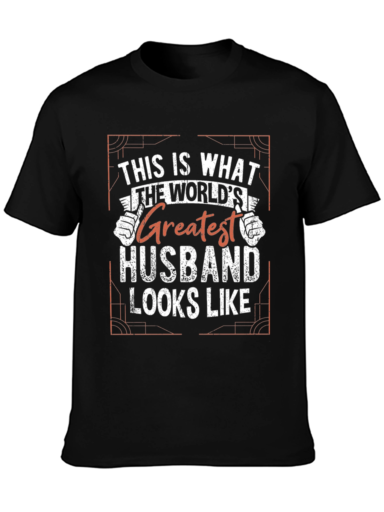 Greatest Husband Graphic Tee - Black