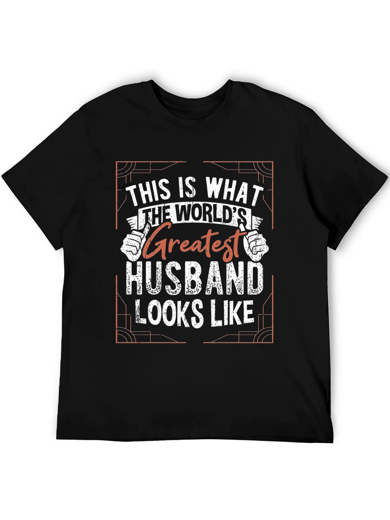 Greatest Husband Graphic Tee - Black