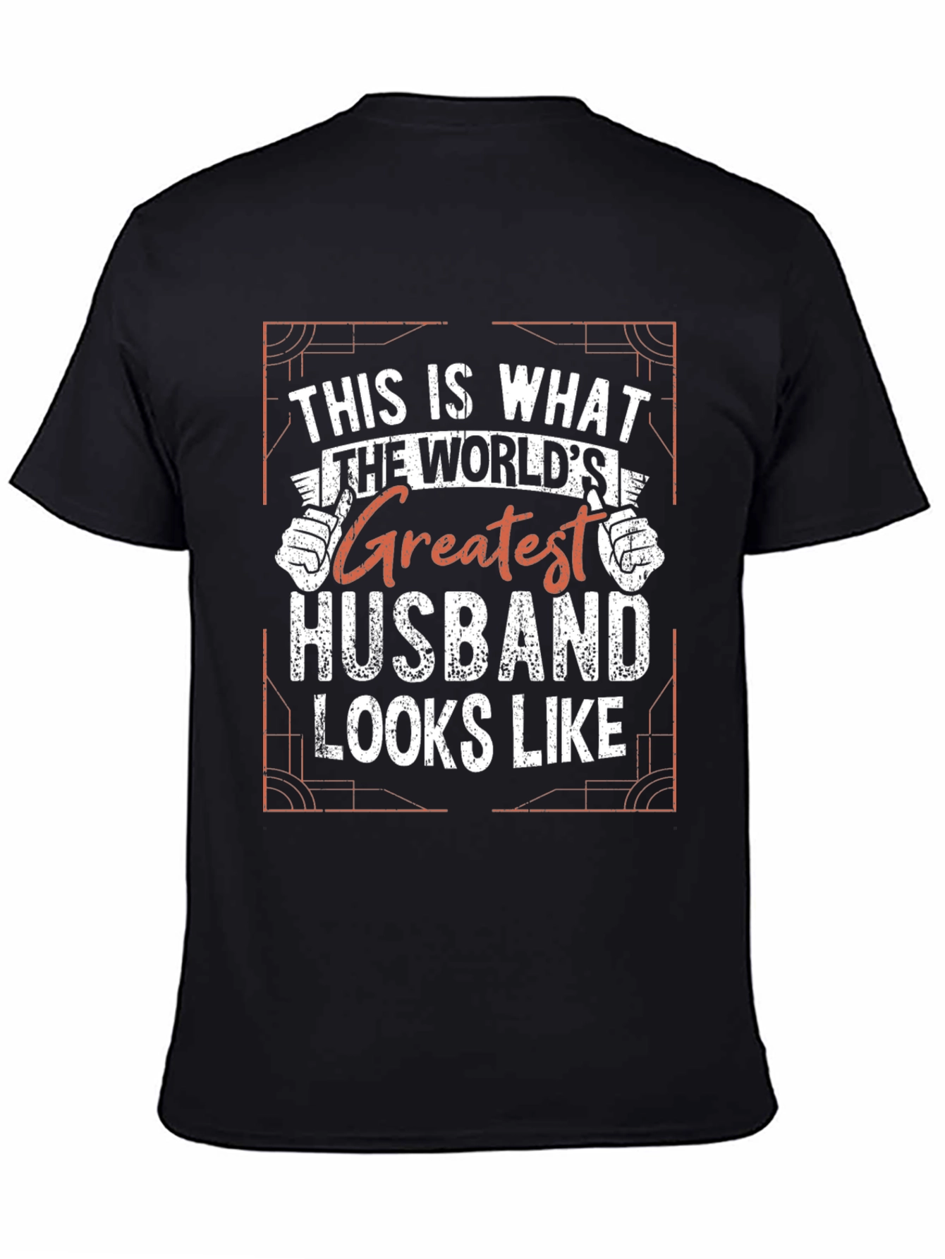 Greatest Husband Graphic Tee - Black
