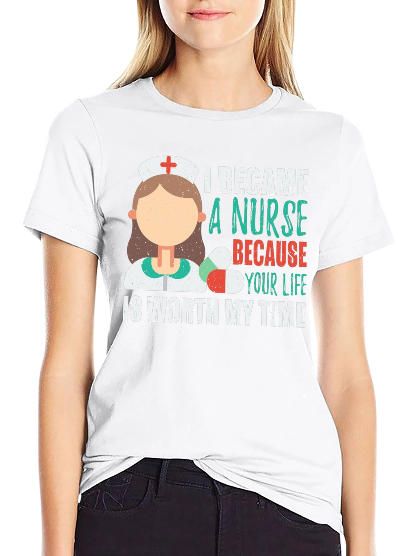 Nurse Graphic T-Shirt - Worth My Time